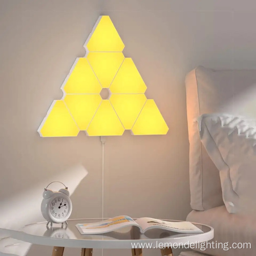 Triangle Smart Bedroom Decoration Led Panel Lights